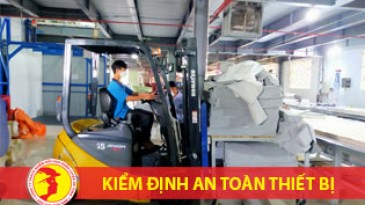 Kiểm định an toàn xe nâng bình nén khí