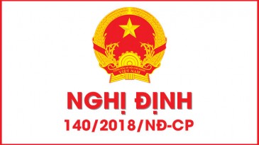 Nghị định 140/2018/NĐ-CP của chính phủ sửa đổi một số điều nghị định 44/2016/NĐ-CP