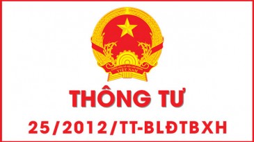 Thông tư 25/2012/TT-BLĐTBXH quy chuẩn về mặt nạ, bán mặt nạ phòng độc